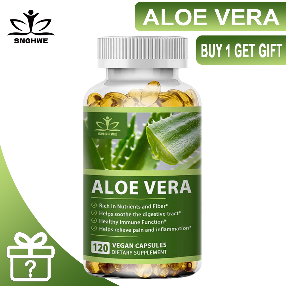 Aloe Vera Pot - 유기농 무게추 감량 알로에 베라 캡슐,