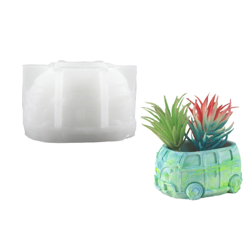 3D 자동차 다육 식물 화분 송진 실리콘 몰드, 귀여운 - Echeveria Succulent 리뷰 및 가격
